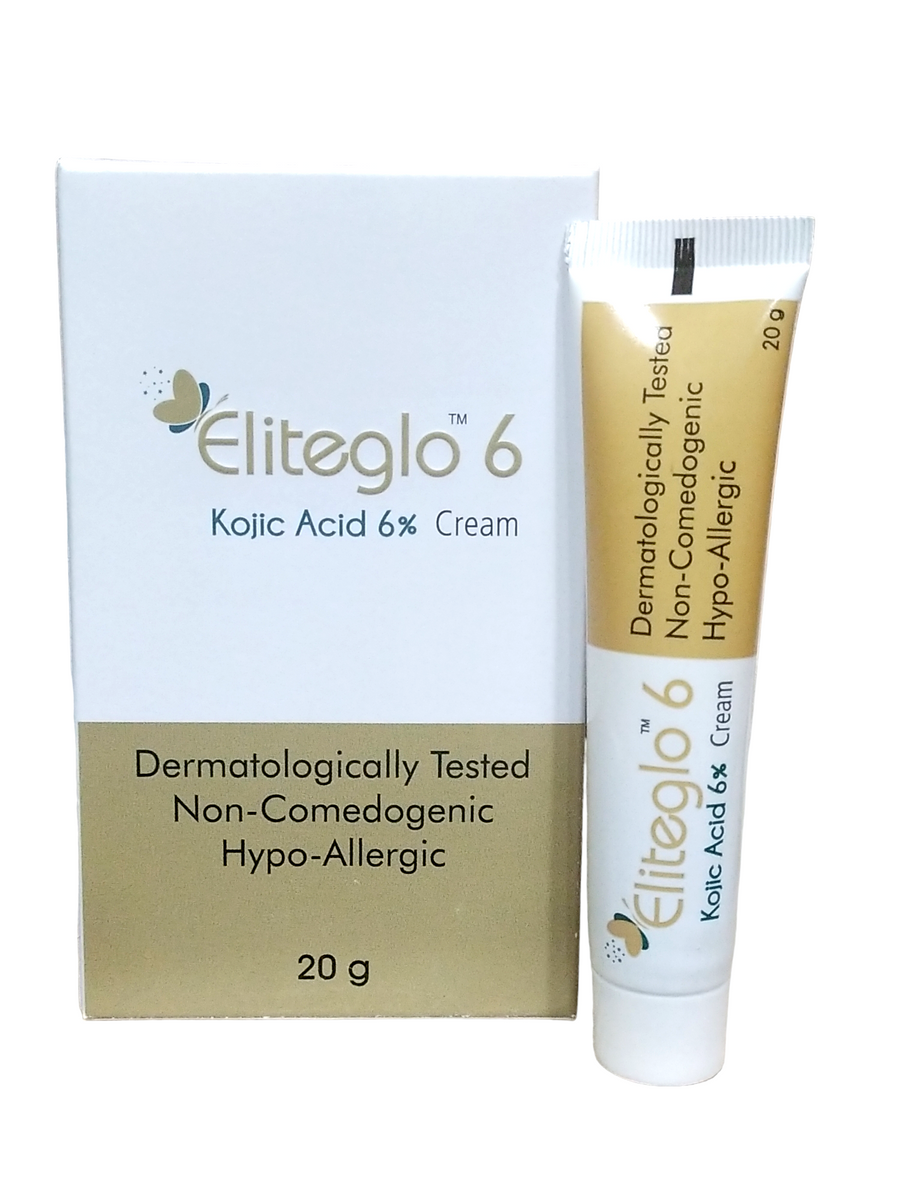 Eliteglo Kojic Acid 6% Night Cream for Pigmentation 20gm