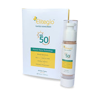 Eliteglo Tinted Sunscreen Gel SPF 50 PA+++ Matte Effect 50ml
