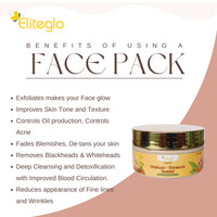 Eliteglo Multani Turmeric Sandal Ready to Use Face Pack 100gm