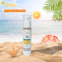 Eliteglo Tinted Sunscreen Gel SPF 50 PA+++ Matte Effect 50ml