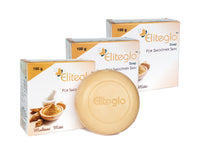Eliteglo Multani Mitti Bath Soap For Smoother Skin (Pack of 3)