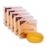 Eliteglo Haldi & Chandan Bath Soap (Pack of 5)